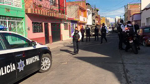 La mujer fue canalizada a un hospital (Foto: RED-113)