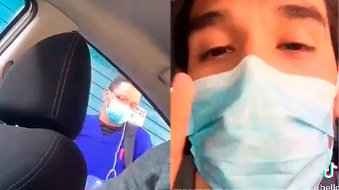 El taxista agradeció al médico por su labor (Foto: IG/@pabel_padilla)