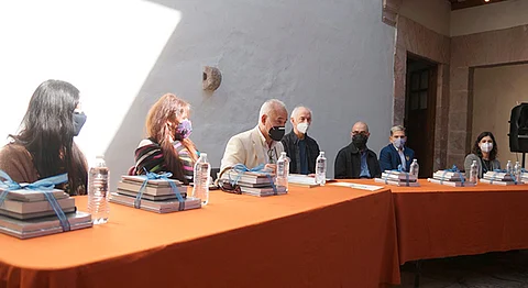 En la ceremonia se contó con la intervención musical del grupo tradicional Nana Kutzi (Foto Cortesía)