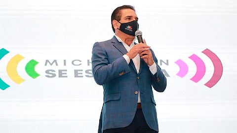 El mandatario estatal prefirió no opinar sobre el informe presidencial (Foto Twitter:
@Silvano_A)