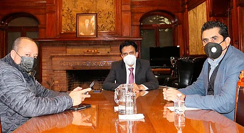 El secretario de Gobierno, Armando Hurtado, aseguró que mantendrá diálogo con los diversos sectores sociales de la entidad a fin de ir atendiendo los pendientes (Foto Cortesía)