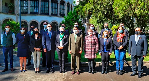 Armando Hurtado dijo estar comprometido para retomar y en su caso intensificar el trabajo conjunto interinstitucional, desde el ámbito de sus competencias (Foto Cortesía)