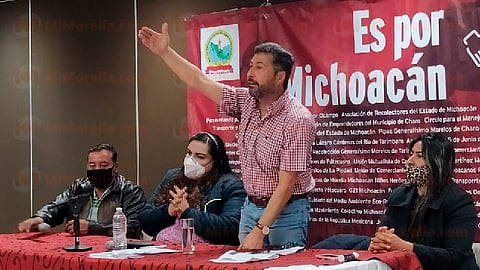 El alcalde de Pátzcuaro se ve entre los cuatro perfiles que la Comisión Nacional de Elecciones de Morena designará para que sean encuestados (Foto: Sayra Casillas)