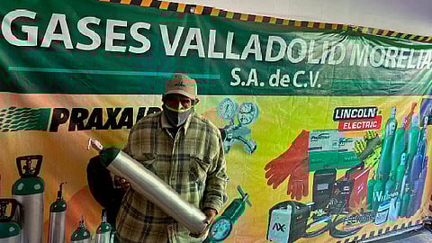 El servicio es sólo para tanques portátiles de 682 litros (Foto FB: Abastecedora de Gases Valladolid Morelia)