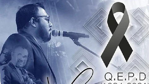 A través de Instagram que el grupo compartió su dolor por la muerte de su compañero (Foto IG: Rayito Colombiano)