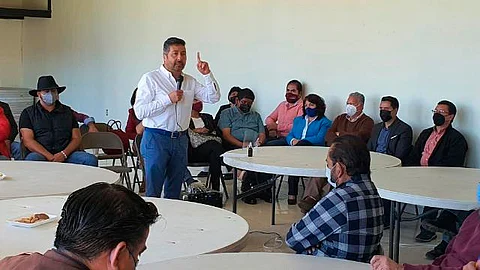 El edil reiteró su apoyo incondicional al proyecto de la Cuarta Transformación que encabeza AMLO (Foto: Cortesía)