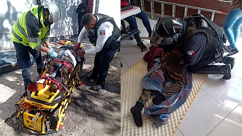 Las mujeres fueron auxiliadas y llevadas al Hospital Civil de esta ciudad (Foto: cortesía)