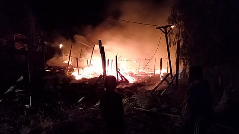 No se saben las causas que provocaron el incendio (Foto: cortesía)