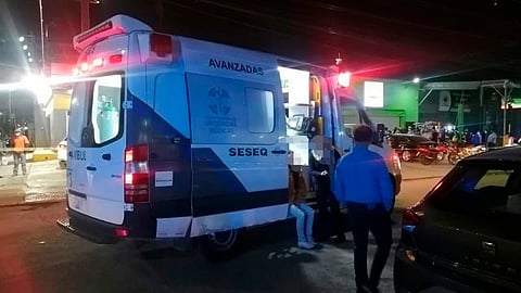 Los presuntos responsables quedaron detenidos (Foto: @poesqro)