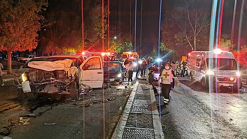 El percance sucedió a la altura de la avenida Ventura Puente (Foto: Red 113)