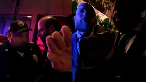 Los elementos de seguridad llegaron a disuadir la fiesta que reportaron (Foto: captura de video)