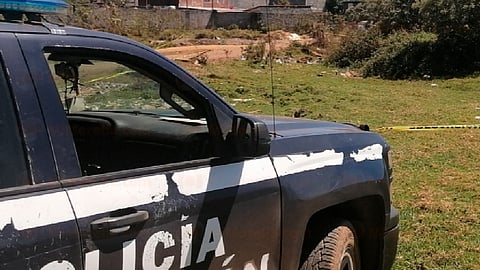 Los elementos de Seguridad Pública acudieron al lugar en pocos minutos y se encargaron de resguardar la zona (Foto: RED-113)