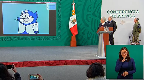 El presidente de México recordó a don Jorge Arvizu (Fotograma: Gobierno de México)