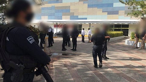 Los oficiales de la SSP implementaron un operativo y detectaron el automotor aparentemente utilizado por los agresores (Foto: RED-113)