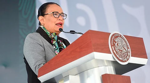 La secretaria exhortó a gobiernos estatales y municipales a fortalecer las mesas para la construcción de la paz (Foto: Gobierno de México)