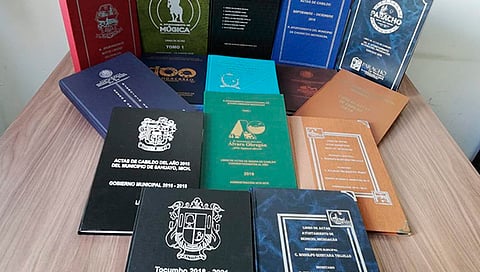 Las actas de cabildo contienen determinaciones, acuerdos y disposiciones de las administraciones municipales (Foto Cortesía)