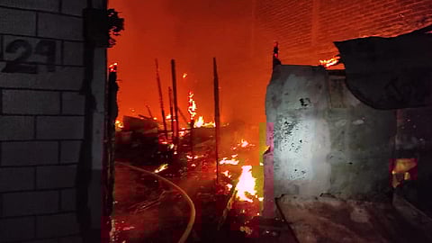 Las llamas consumieron el lugar (Foto: PC Morelia)