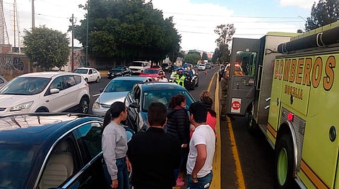 Se trató de choques por alcance por no respetar distancias entre vehículos (Foto: RED-113)