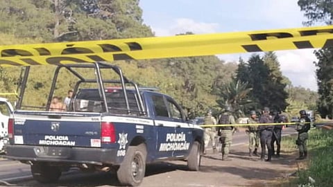 El acontecimiento fue este miércoles en el kilómetro 172+700 en el lugar conocido como "El puente de las vías del tren" (Foto: RED-113)