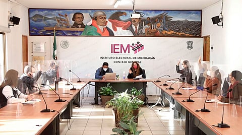 El martes concluye el plazo para la recepción de solicitudes de interesados en una candidatura independiente en busca de diputaciones locales y ayuntamientos (Foto: Instituto Electoral de Michoacán)