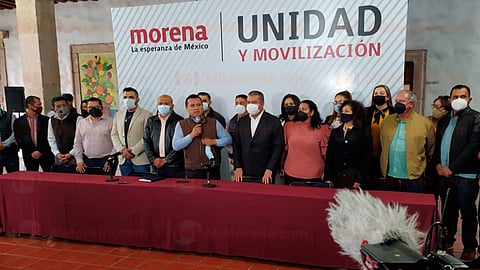 Raúl Morón reconoció la estructura que ha construido el equipo que encabeza Carlos Torres en Michoacán (Foto: Sayra Casillas)