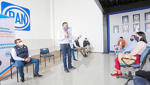 En cada recorrido que realizo por Michoacán, busco refrendar el camino de progreso y bienestar de Michoacán, afirmó (Foto Cortesía)