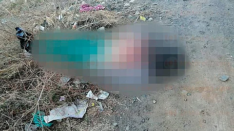 La víctima tenía una bolsa de plástico en la cabeza (Foto: RED 113)