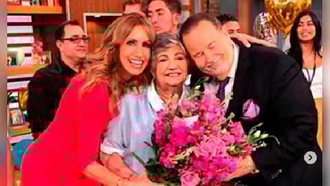 Durante varios años, “Martica” se encargó de recibir a los invitados del programa El Gordo y La Flaca (Fotograma IG: Raúl de Molina)