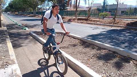 Las maniobras realizadas van encaminadas a la adquisición de maquinaria adecuada para el mantenimiento y limpieza de la infraestructura ciclista (Foto Cortesía)