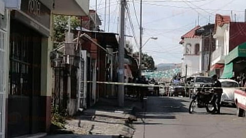 El acontecimiento fue en la calle Mirasol esquina con la calle Las Margaritas (Foto: RED-113)