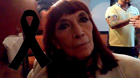 Su sobrino Óscar Ortiz de Pinedo confirmó la muerte de la actriz de telenovelas (Fotograma: Benjamin Bernal)