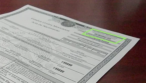 El acta tramitada vía internet se valida leyendo el código QR que se encuentra en la parte inferior izquierda o verificando su identificador electrónico (Foto Cortesía)
