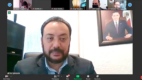 Gustavo Valenzuela, destacó el gran esfuerzo que han realizado los gobiernos estatal y federal para acercar a las empresas que requieren personal con los buscadores de empleo (Captura de Pantalla)
