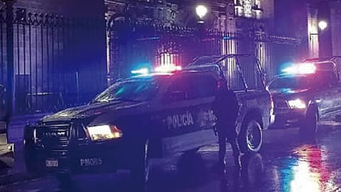 Autoridades policiacas trabajan para poder localizarla y dar también con los responsables del hecho (Foto Facebook: SSP Michoacán)