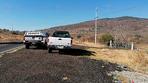 El hallazgo se dio en las inmediaciones del kilómetro 21 de la carretera Morelia-Quiroga (Foto: RED 113)