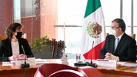 Roberta Jacobson encabezó la reunión por parte de la delegación de EU (Foto: @SRE_mx)