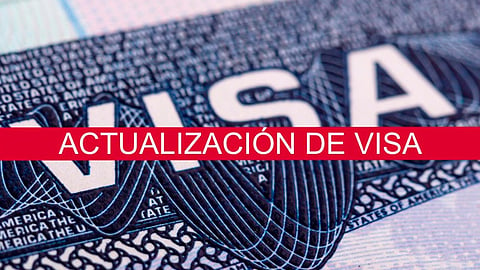 Estas visas estadounidenses podrán renovarse sin necesidad de entrevista