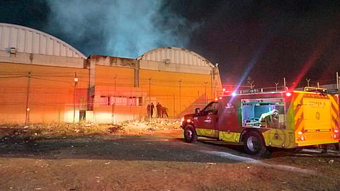 Sólo se registraron daños materiales, la población penitenciaria no estaba cerca del área (Foto: Cortesía)