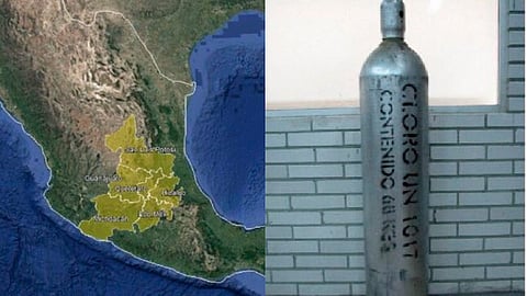 El cilindro es propiedad de la Comisión Estatal del Agua de Querétaro
(Foto: @CNPC_MX)