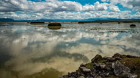 La falta de agua en el Lago es cíclica, señaló el organismo (Foto: @gcerveravalee)