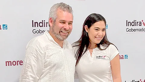 En la contienda electoral en curso, Morena compite con candidatas a gobernadora en Baja California, Campeche, Colima, Querétaro, San Luis Potosí, Tlaxcala y Nuevo León (Foto Cortesía)