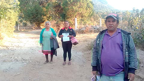 Las familias que ahí habitan no cuentan con empleos formales, y que su fuente de ingreso depende de la albañilería, el campo, el comercio informal y trabajo doméstico (Foto Cortesía)
