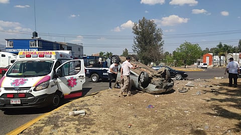 Ocurren 2 accidentes viales en diferentes partes de Morelia