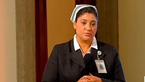 El Senado de la República hizo un reconocimiento a enfermeras, como parte de sus actividades por el Día Internacional de la Mujer (Foto Cortesía)