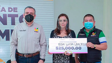Recibieron financiamiento diversos giros comerciales, como papelería, farmacia, venta de calzado, estética, taller eléctrico, panadería, tiendas de abarrotes entre otros (Foto Cortesía)