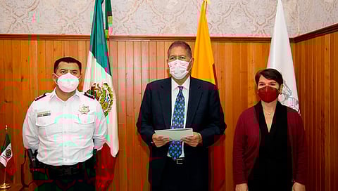 Mantener y reforzar las estrategias de seguridad, apego a los derechos humanos y el compromiso de servir a la ciudadanía, sus ejes de trabajo (Foto Cortesía)
