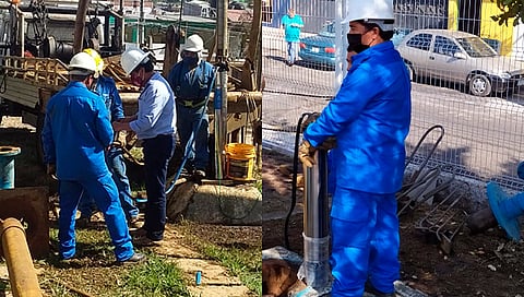 Estas acciones son como seguimiento al Programa integral de mantenimiento a los pozos y equipos de bombeo (Foto Cortesía)