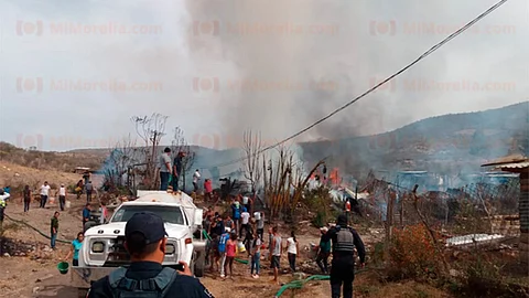 El incendio ocurrió en las inmediaciones de Ciudad Industrial (Foto: RED 113)