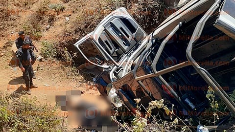 El siniestro se registró aproximadamente a las 14:00 horas de este lunes (Foto: Red 113)