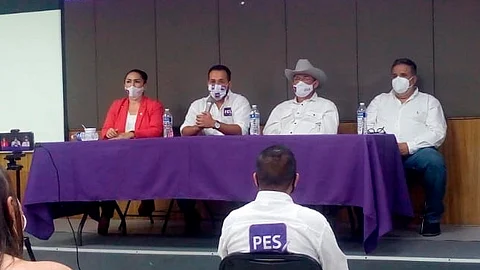 El dirigente estatal del PES destacó postulaciones de pluralidad, que desde su punto de vista representan a los distintos sectores de la población (Foto: Sayra Casillas)